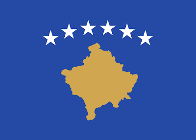 Logo Gambar Bendera Negara Kosovo PNG JPG ukuran 400 px