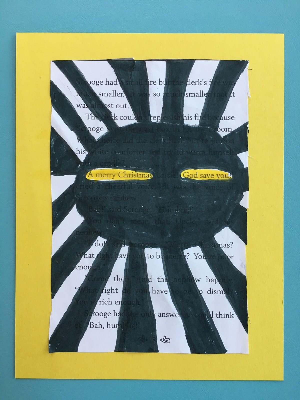 Sunshine Cottage Library Blackout Poetry 2018