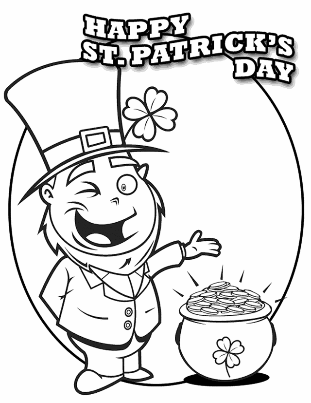 o byrnes st patricks day coloring pages - photo #18