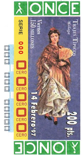 Traje típico de Málaga - Mujer - Cupones ONCE 1997