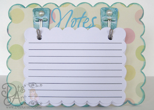 DtsArt Blog: Chipboard Frame Hook Note Holder