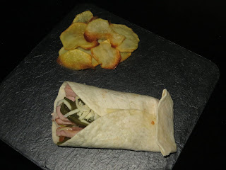 WRAP DE LOMO CON PIMIENTOS