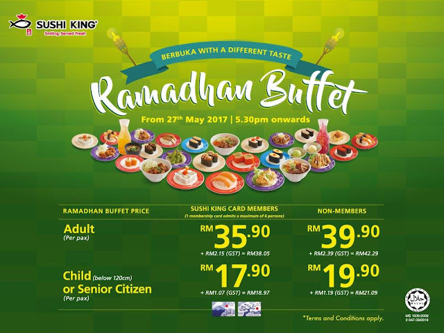 Sushi King Ramadhan Buffet Price