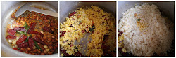 dal rice moong saute sadam paruppu arisi cooker pressure chili curry ginger minute leaves raw then while
