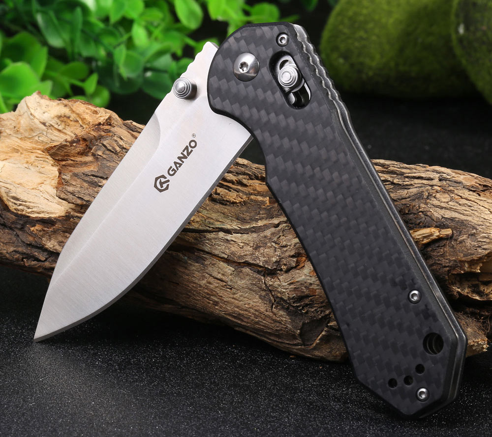 Steel Reviews: New Ganzo folders with wood and CF handle at GearBest