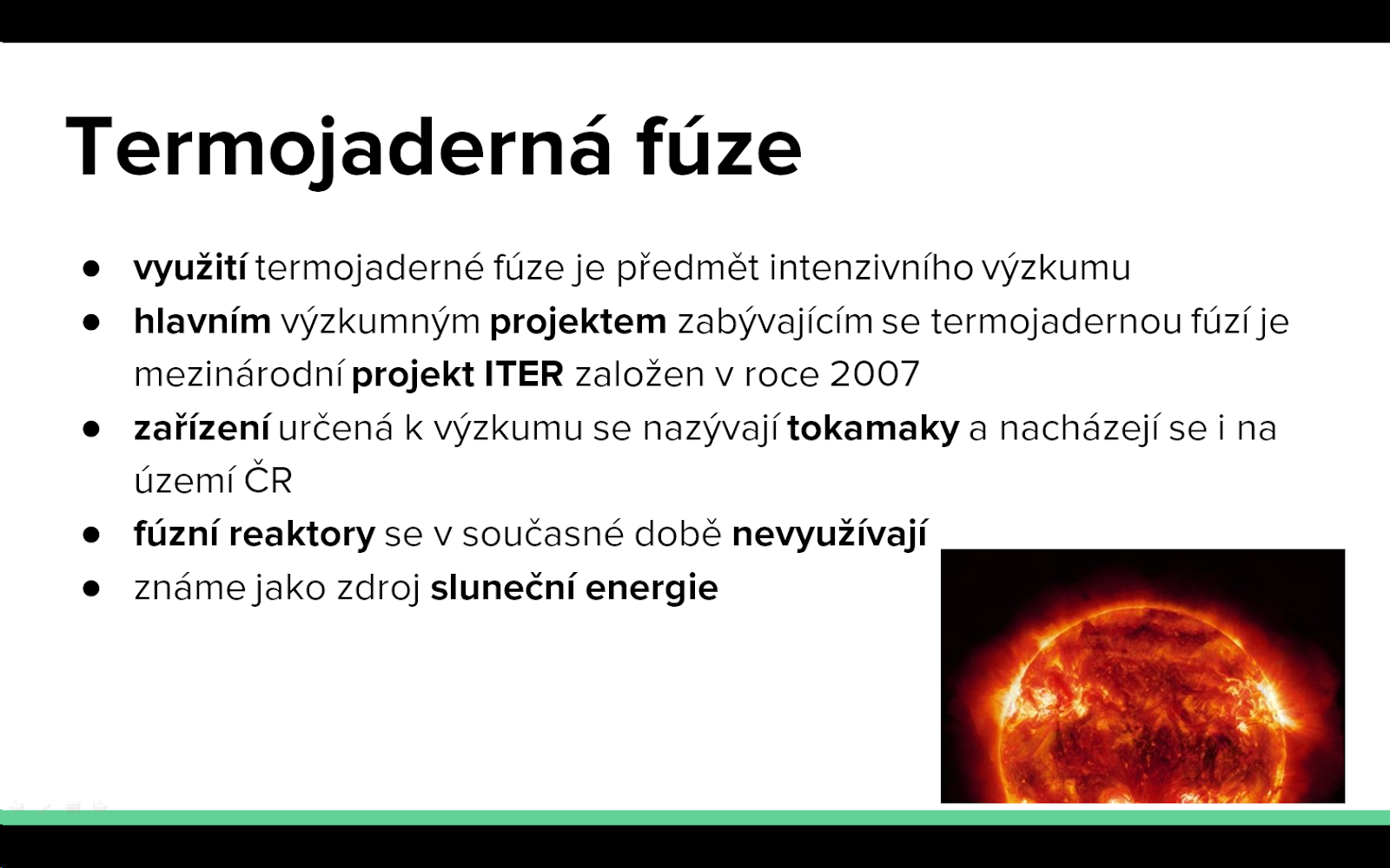 Eliška Melichaříková: prezentace do fyziky: Jaderná energie