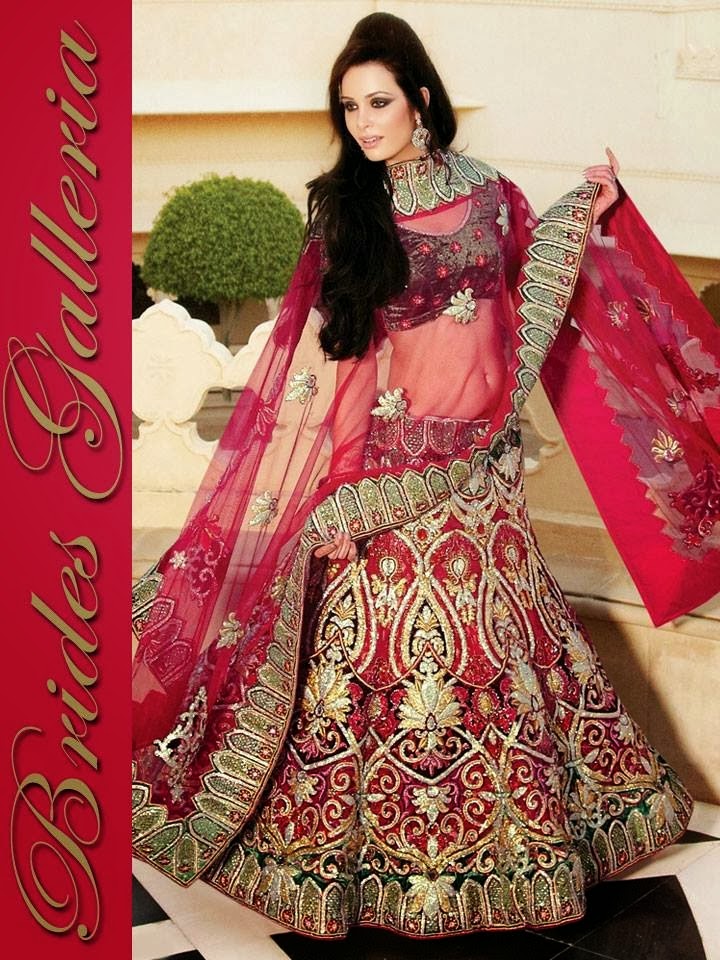 bridal lehenga from scratch