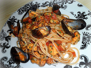 spaghetti con le cozze