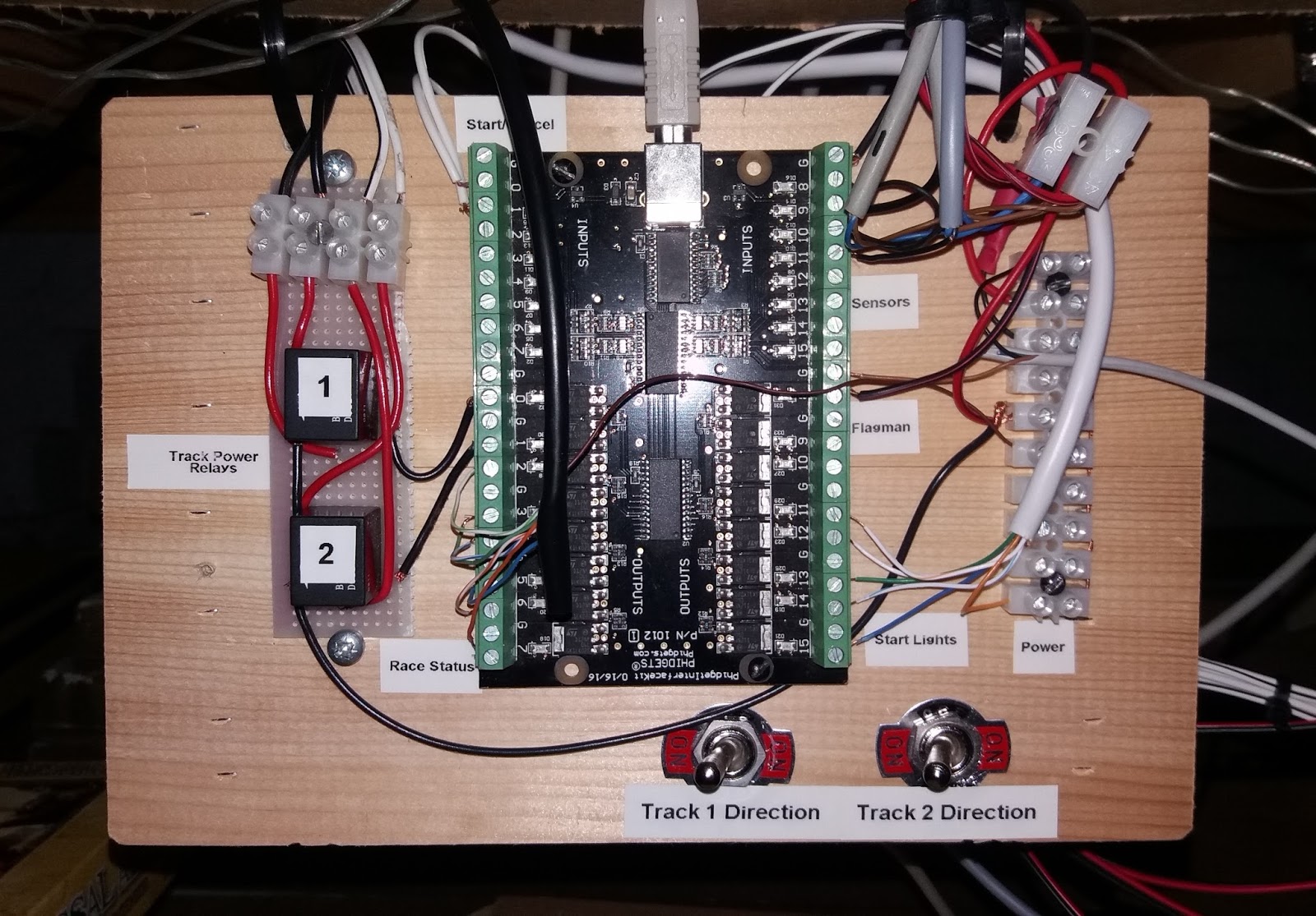 My Scalextric: Wiring Board