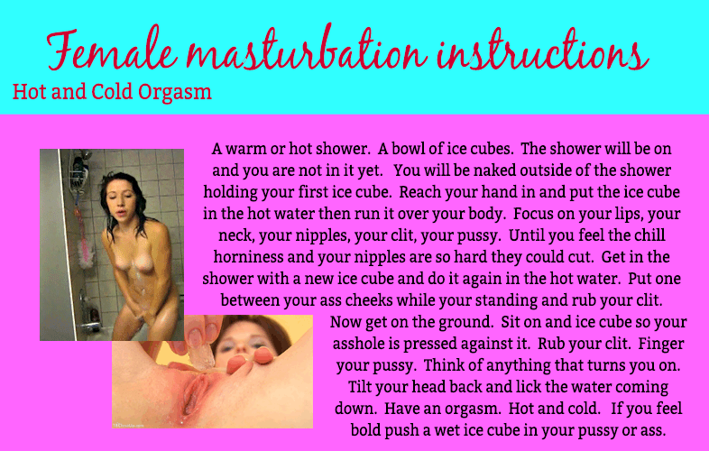 Masterbation Instruction Porn - instructions for female masturbation - Pussy Worship ...