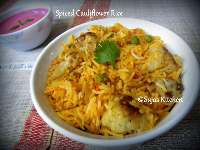 Spiced Cauliflower Rice/Pulav