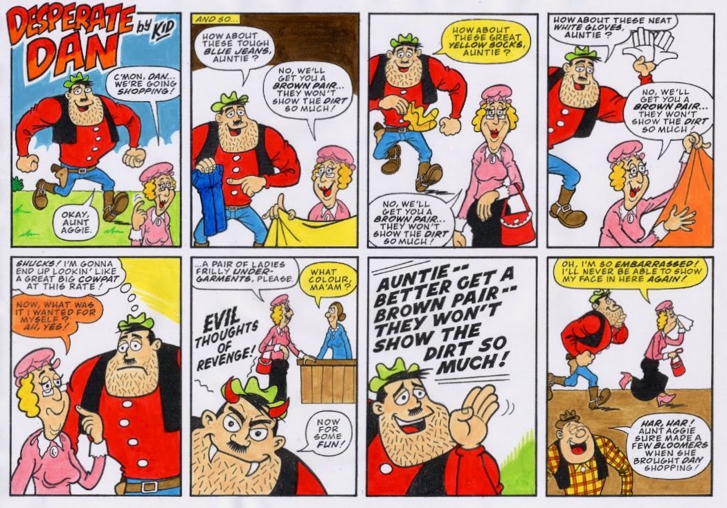 Snap ons dildo Desperate dan comic strip