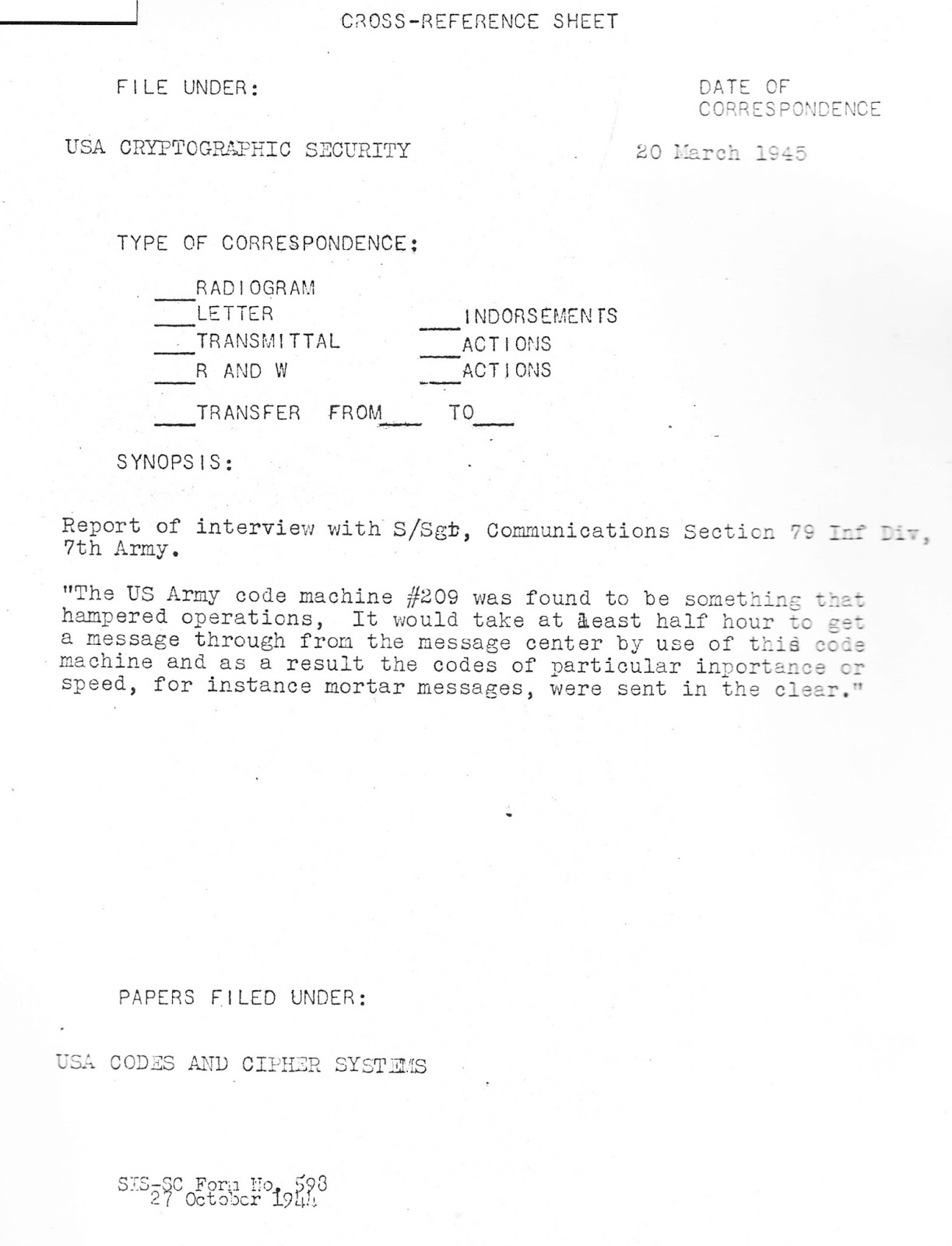 christos military and intelligence corner secure ciphers insecure army letter code