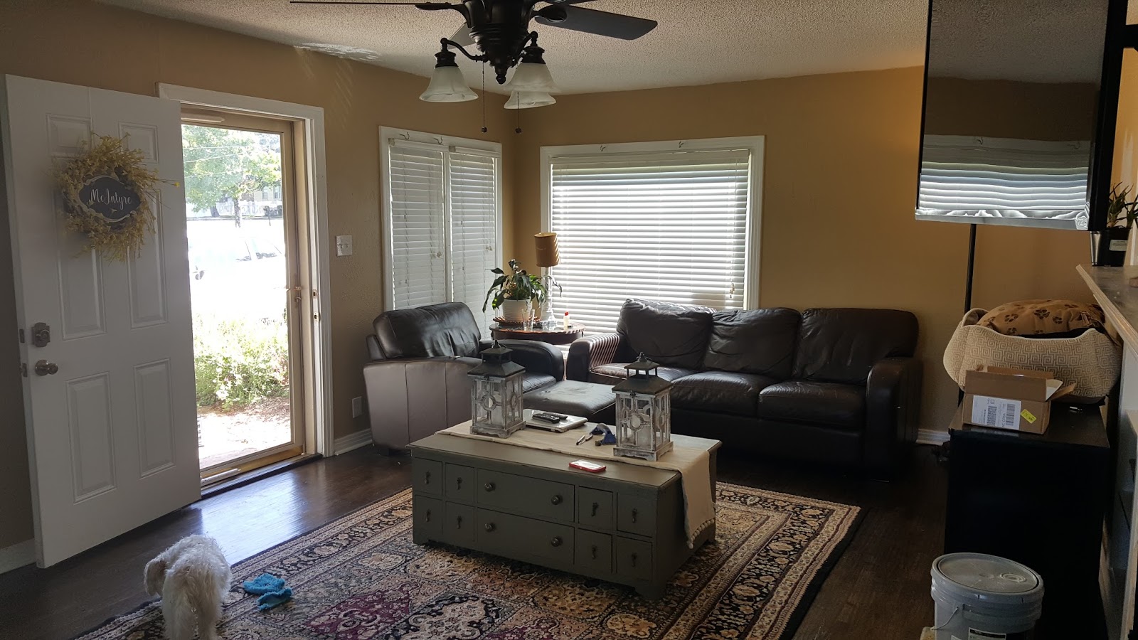 Simply Salvaged Partial Living Room Progress