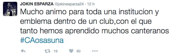 Jugadores y ex jugadores despiden a Martín Monreal en redes sociales 