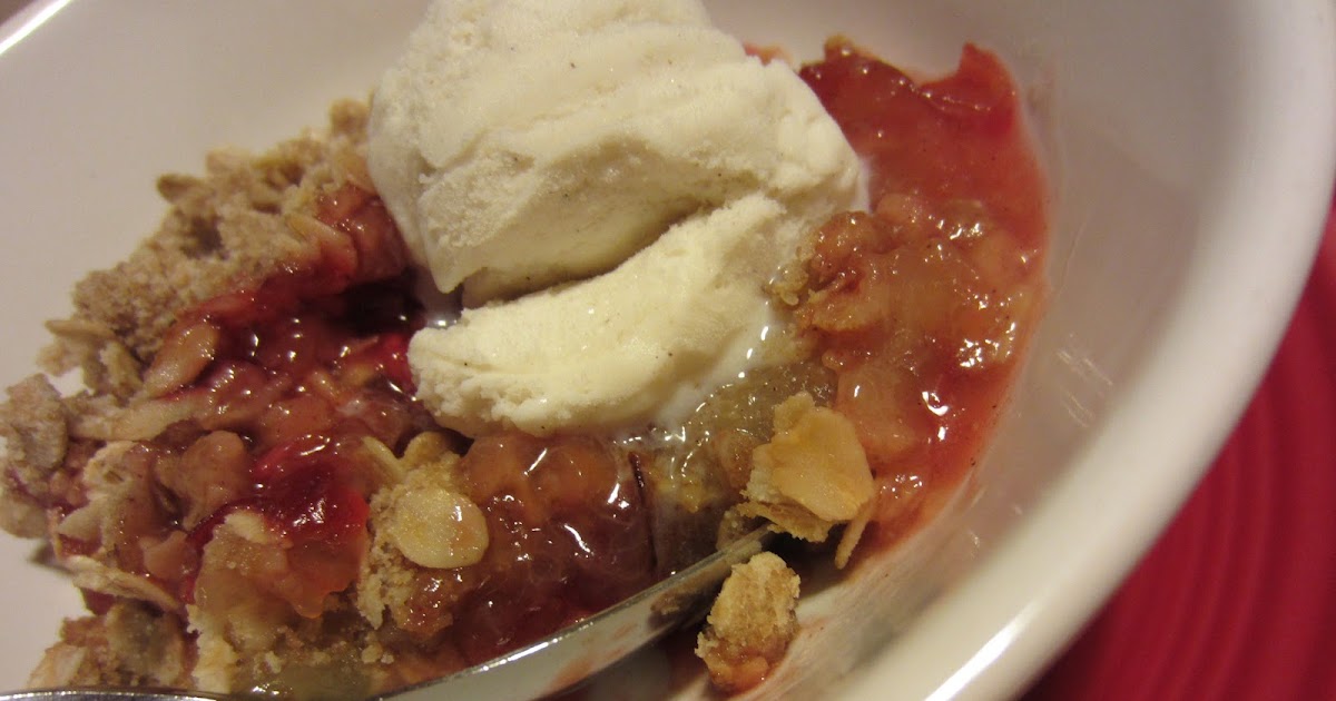 RaspberryNectarine Crisp Renee's Kitchen Adventures