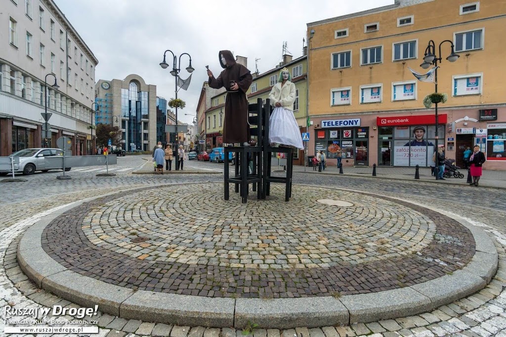 Rondo podczas jarmarku