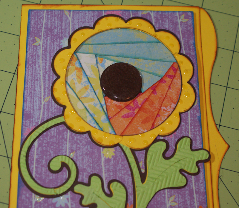 Iris Fold Birthday Card