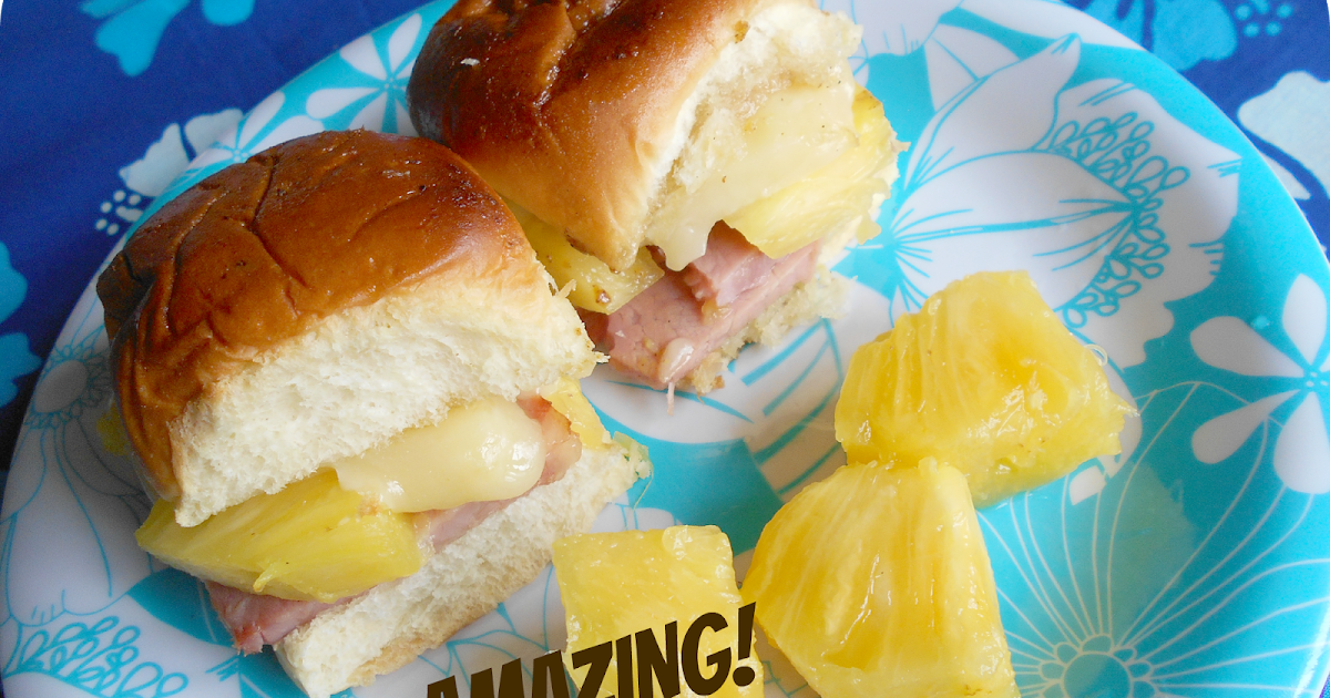 The Better Baker AMAZING! Hawaiian Ham Sandwiches