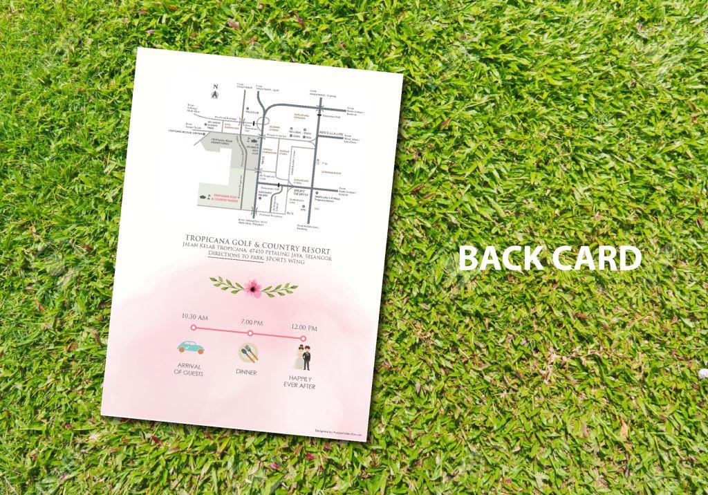 Pastel Watercolour Wedding Card Print