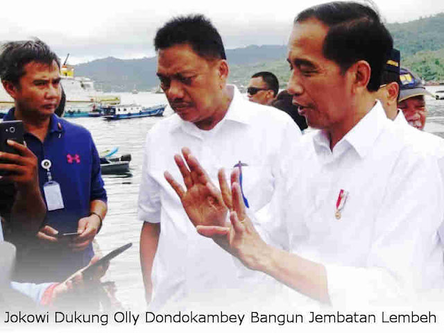 Jokowi Dukung Olly Dondokambey Bangun Jembatan Lembeh Jokowi Dukung Olly Dondokambey Bangun Jembatan Lembeh