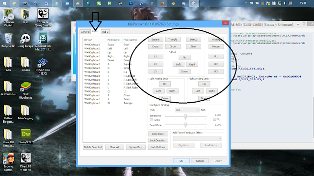 Cara Setting Emulator PS2 Cara Setting Emulator PS2