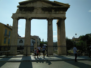 Entrance to "Roman Agora" in Athens.