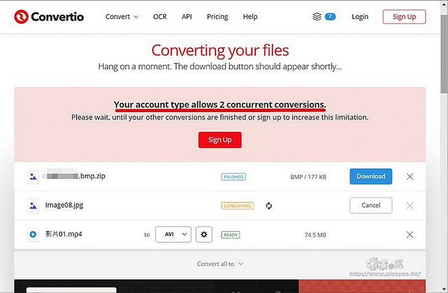Convertio 免費線上轉檔工具