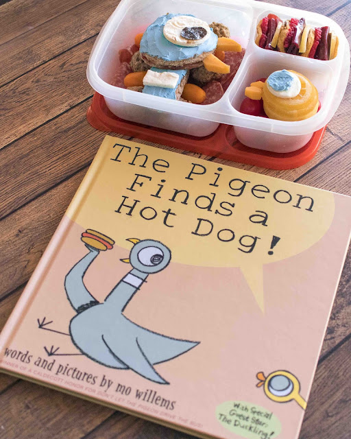 Mo Willems Pigeon Finds a Hot Dog Book Lunch Recipe Ideas!
