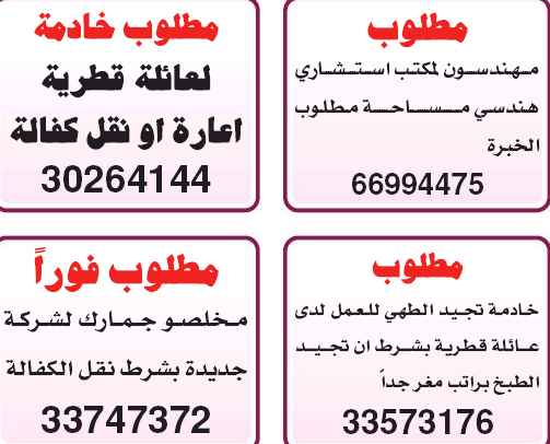 قطر وظائف جريدة الشرق الوسيط ليوم الثلاثاء 18 يونيو 2013 وظائف عربية قطر وظائف جريدة الشرق الوسيط ليوم الثلاثاء 18 يونيو 2013 وظائف عربية
