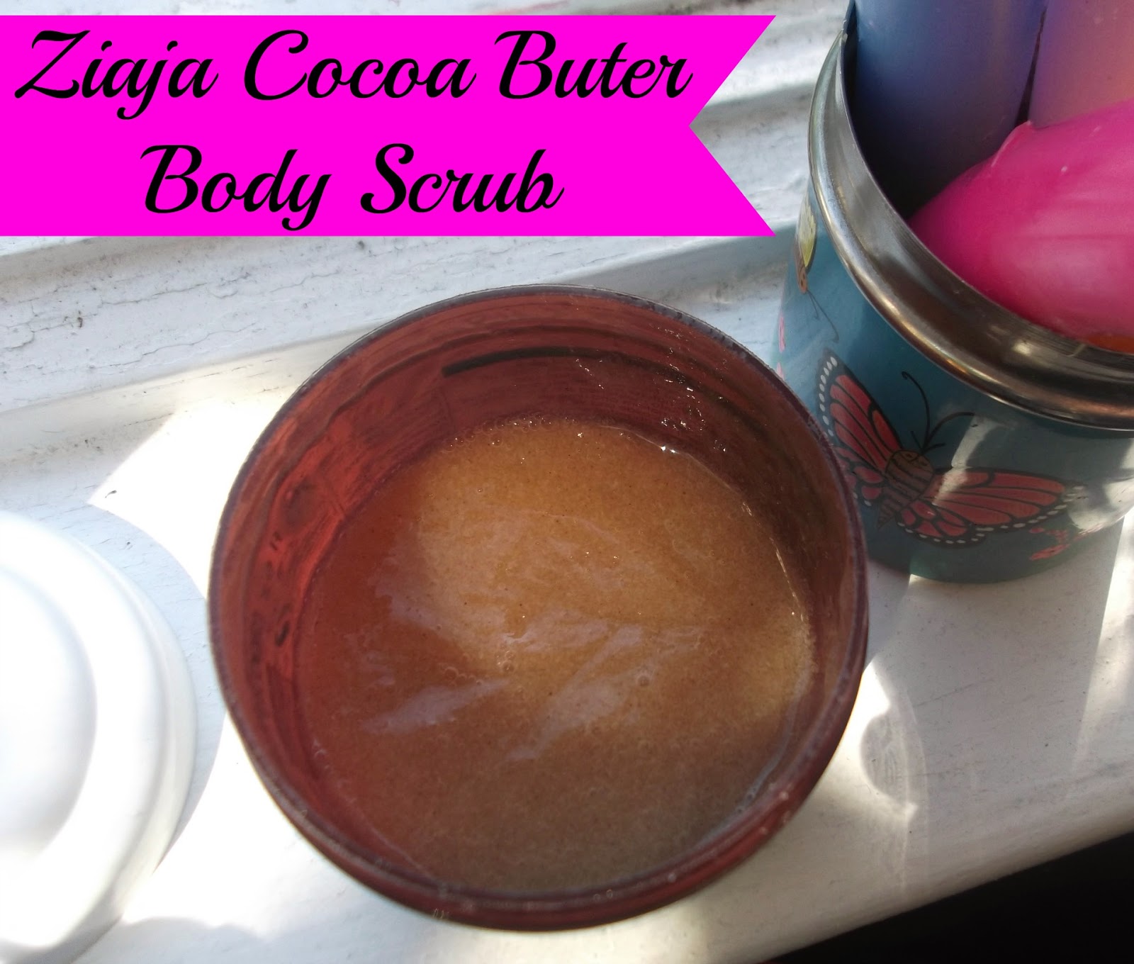 Big Blonde Girl Ziaja Cocoa Butter Body Scrub