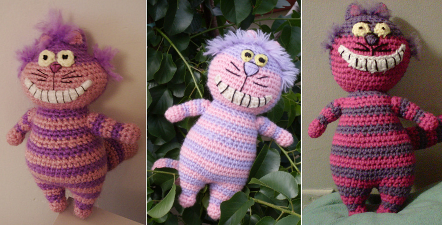 Cheshire Cat Amigurumi Crochet Pattern - Sayjai Amigurumi Crochet