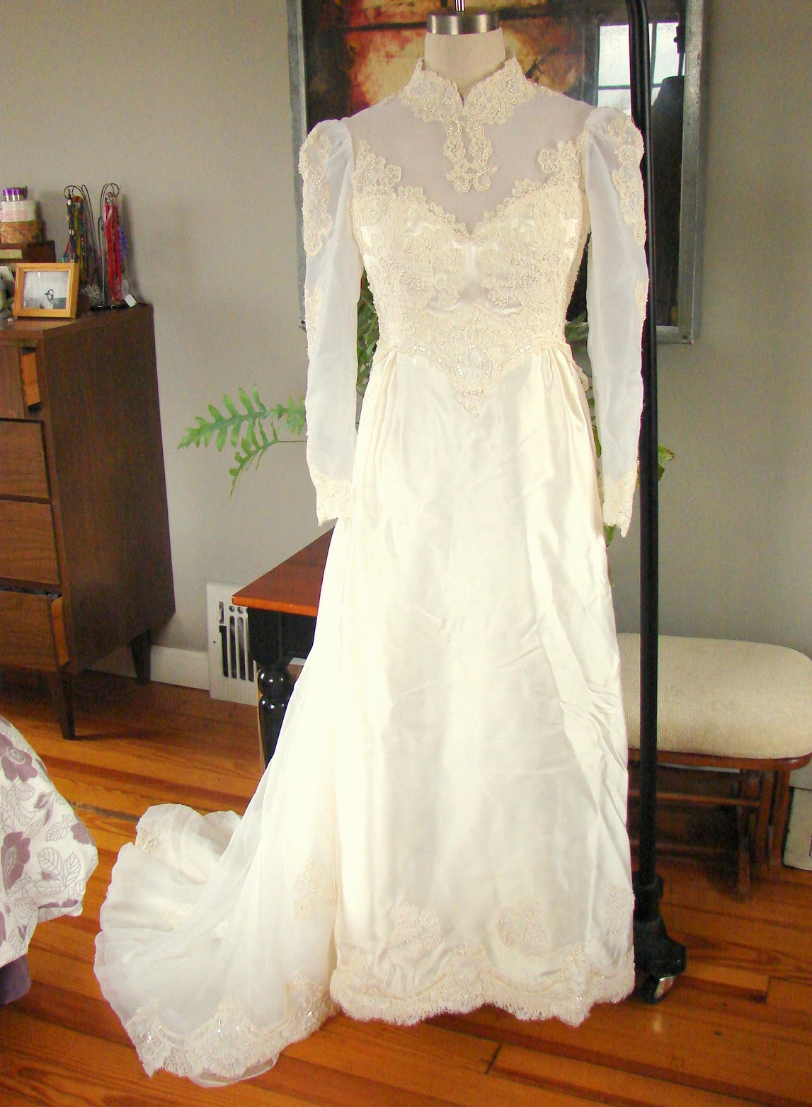 Refashion: Wedding Dress 1970-something to Wedding Dress 2014 ...