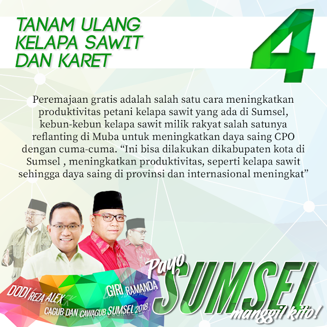 Mari Menanam Kembali Kelapa Sawit Dan Karet Di Bumi Sumatera Selatan