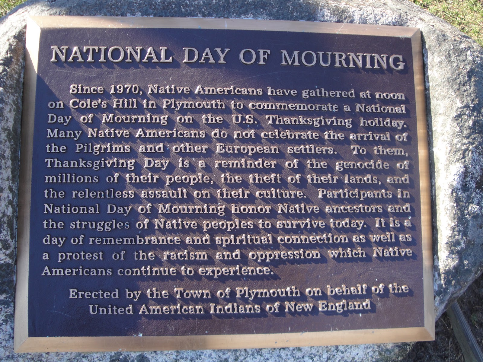 Dream, Be Encouraged, and Create! National Day of Mourning, aka