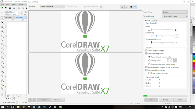 Cara Menghapus Background Di Coreldraw x7 Menjadi