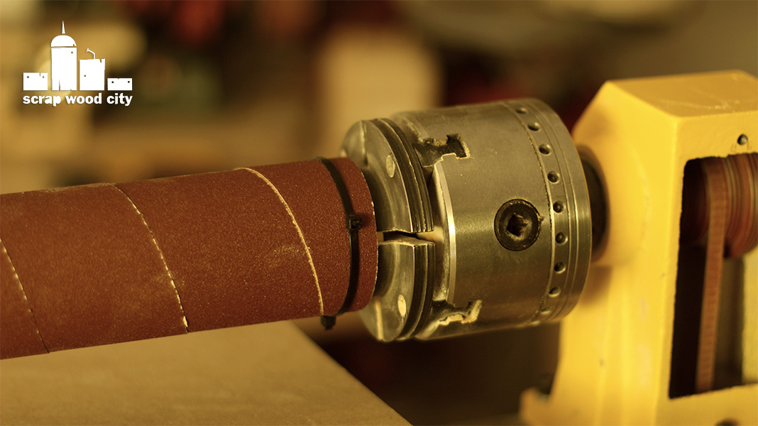 scrap wood city How to convert your lathe into a DIY drum sander