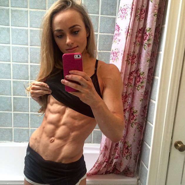 Heaven Seven Fitness 777 Jessica Gresty Fitness Model Extreme And Amazing Abs Six Pack Abs Girl 