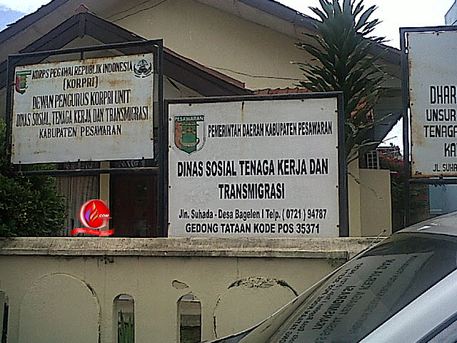 Pejabat Dinsos Pesawaran  Tuduh Bandahara Lama Tilep Dana Koran