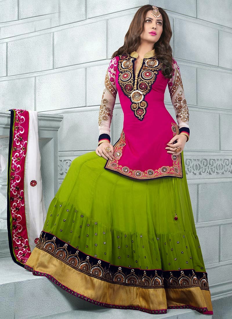 Bollywood Floor Length Anarkali Dresses 2014 Collection - Fashion Me Now