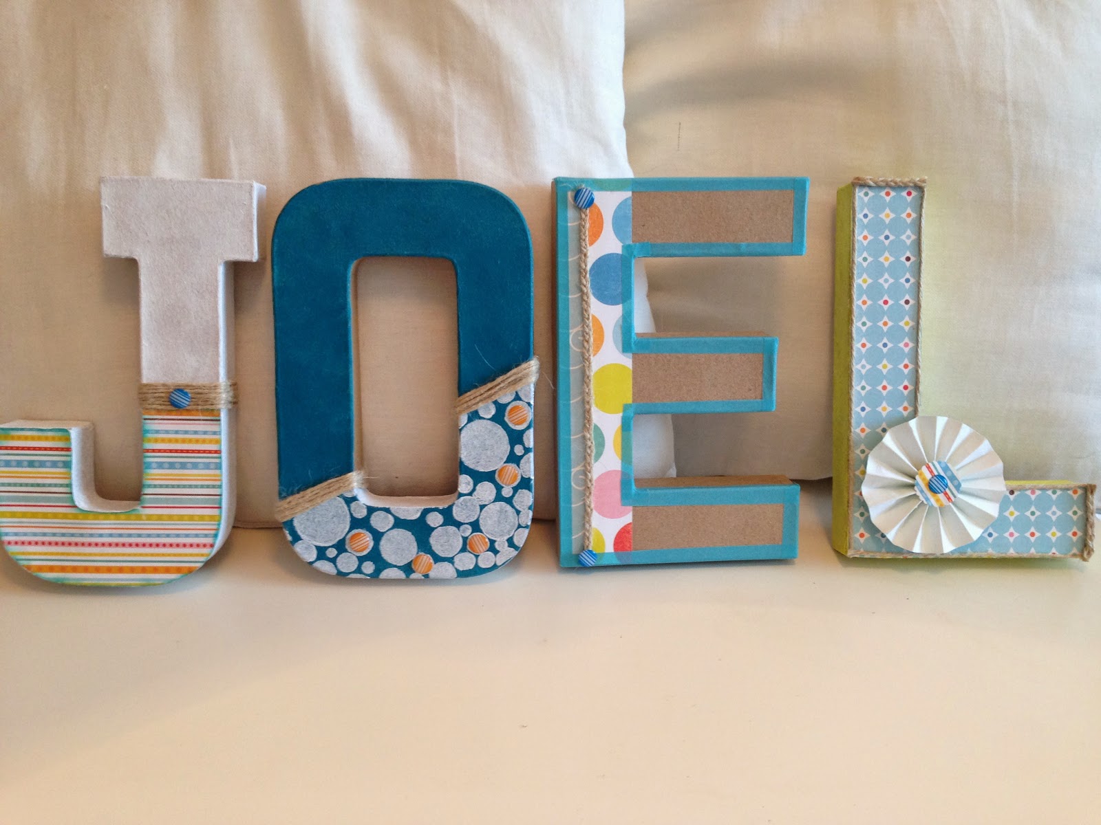Joel: unas letras para mi ahijado!! | By Marta'scrap