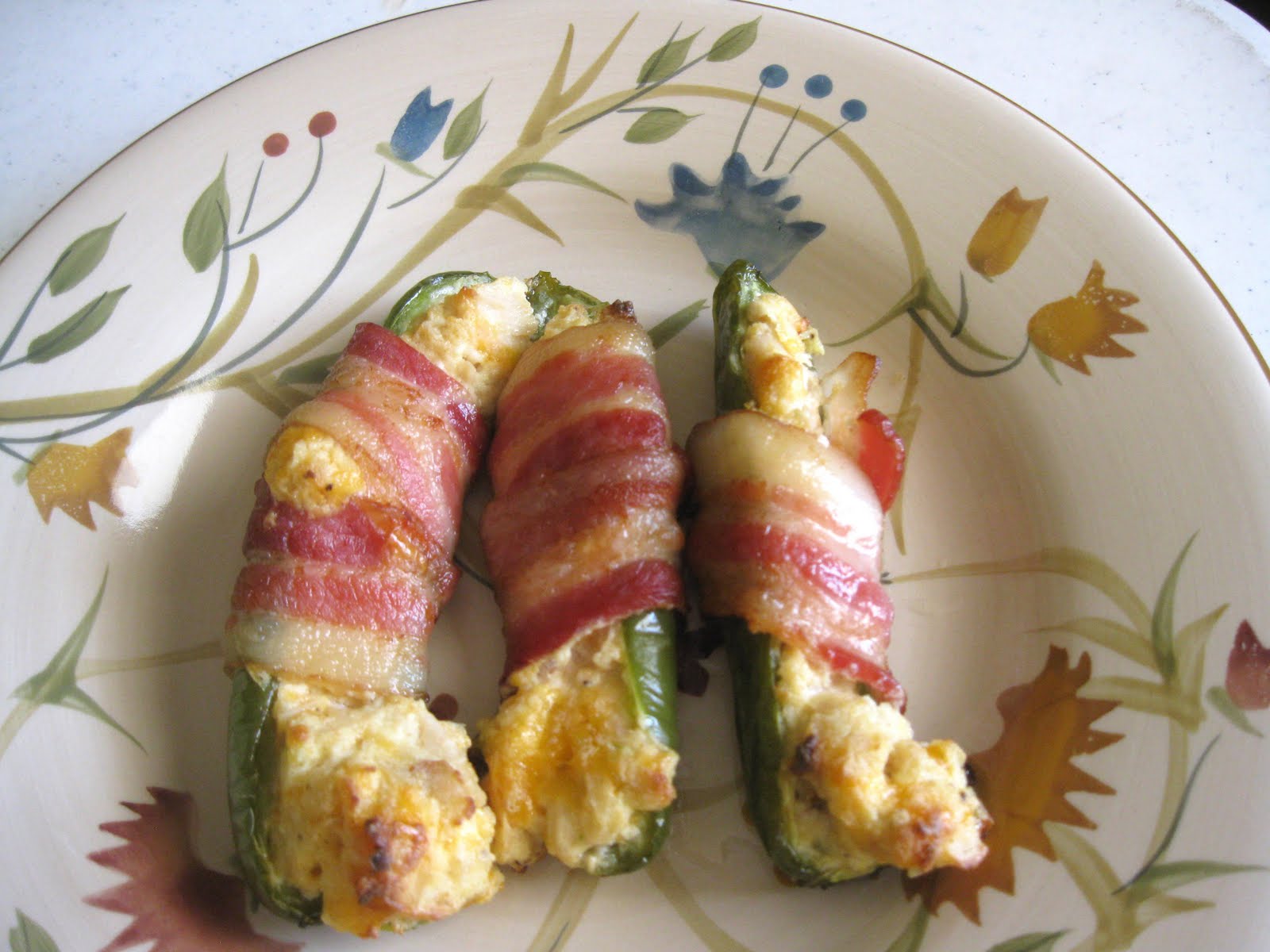 Simply Yum!!! Bacon wrapped stuffed Jalapenos