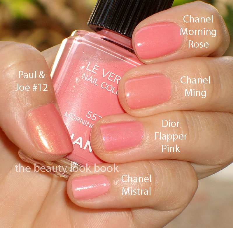 hamburger side Afsnit Chanel Le Vernis Color Comparisons For Morning Rose & Beige Pétale - The  Beauty Look Book