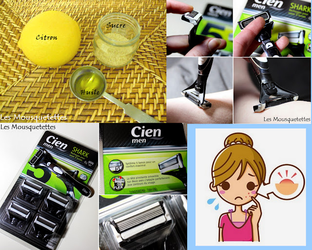 Lames de rasoir -Cien - Recette cosmétique maison anti-acné - Les Mousquetettes© Lames de rasoir -Cien - Recette cosmétique maison anti-acné - Les Mousquetettes©