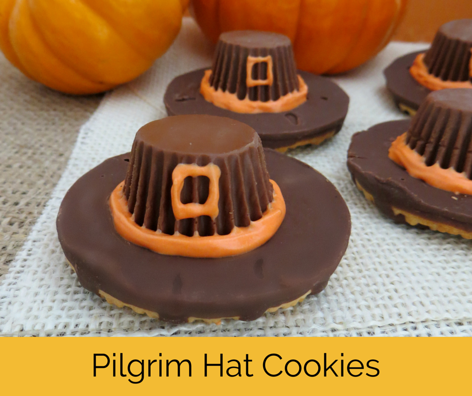Pilgrim Hat Cookies - AnnMarie John