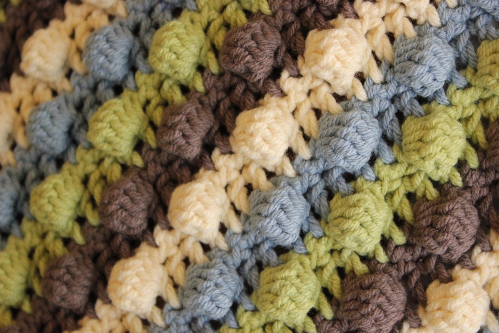 I Totally Made This! Bobble Stitch Afghan