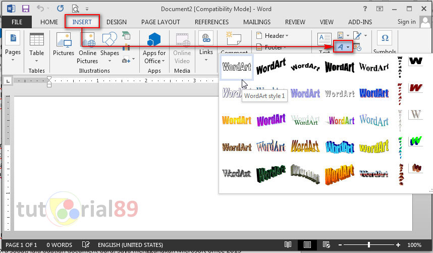 Cara cepat membuat tulisan melingkar di word + Video 