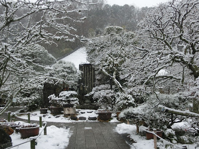 光則寺の雪景色