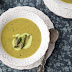 Creamy Asparagus Soup with Cashew Dill Cream (dairy-free)