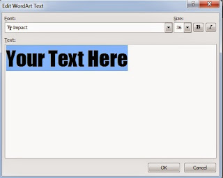 Wordart merupakan teks yang di beri hiasan atau semacamnya Tutorial Bagaimana cara Membuat wordart di Microsoft Word 2007?